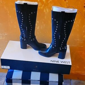 Womens knee high boots by Nine West, size 10.5